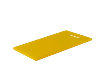 Yellow Cutting Board with Handle - 250mm x 400mm x 13mm
