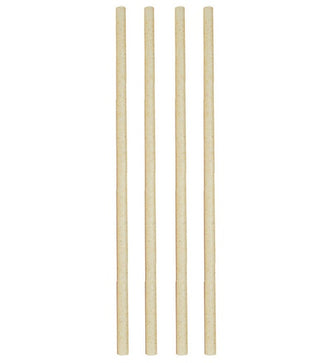 23cm Sugarcane Straws - 50 Pack