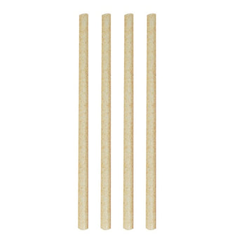 14cm Sugarcane Cocktail Straws - 50 Pack