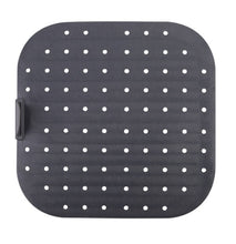 Silicone Square Airfryer Liner - Charcoal