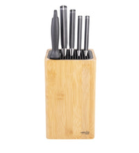 Square Universal Knife Block - Bamboo