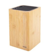 Square Universal Knife Block - Bamboo
