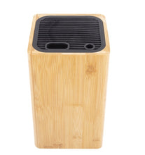 Square Universal Knife Block - Bamboo