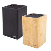 Square Universal Knife Block - Bamboo