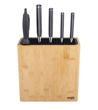 Rectangle Universal Knife Block - Bamboo