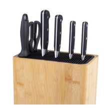 Rectangle Universal Knife Block - Bamboo