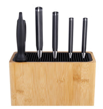 Rectangle Universal Knife Block - Bamboo