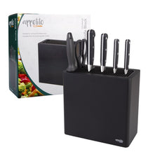 Rectangle Universal Knife Block - Matte Black