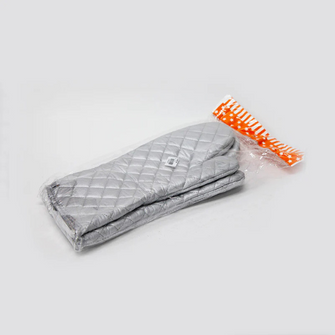 Silver Heat Resistant Glove Size L