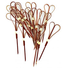 Red Bamboo Heart Picks - Pack 100