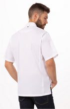 Springfield White Men's Chef Jacket with Zipper - 3XL