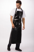 PVC Bib Apron - Black
