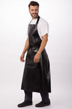 PVC Bib Apron - Black