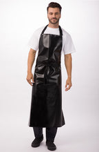 PVC Bib Apron - Black