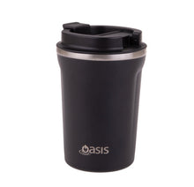 Oasis Stainless Steel Double Wall Insulated Travel Cup 380ml - Black