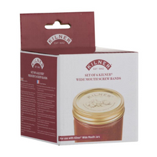 Kilner Wide Mouth Jar Screw Bands 6 Pack