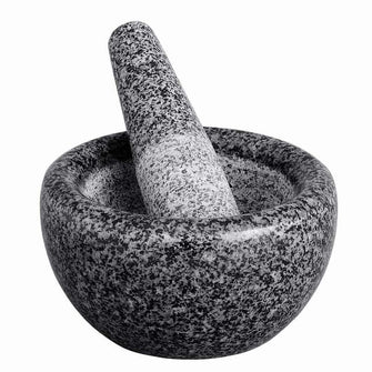 Avanti 18cm Black Speckled Mortar and Pestle