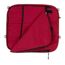Red 8 Pocket Padded Knife Roll