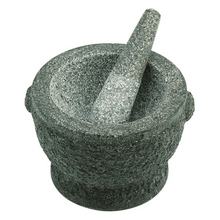 20cm Rough Finish Green Mortar and Pestle