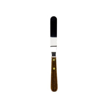 Wooden Spatula Cranked - 100mm