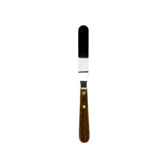 Wooden Spatula Cranked - 100mm