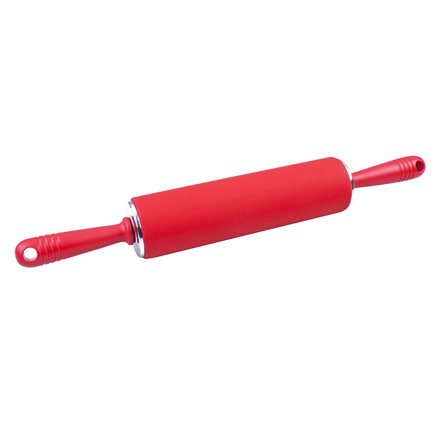 Red 49cm Silicone Rolling Pin | Crock and Pickle Australia