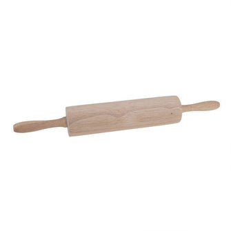 45cm Natural Rubberwood Rolling Pin