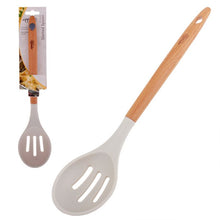 Beechwood Silicone Slotted Spoon