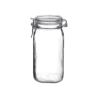 1.5L Fido Glass Jar with Clear Lid
