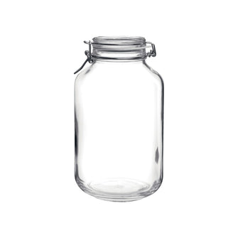 4L Fido Glass Jar with Clear Lid