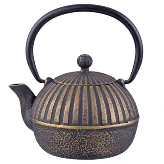Cast Iron Tea Pot 500ml Black Gold