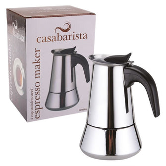Espresso Maker Stainless Steel 4 Cup