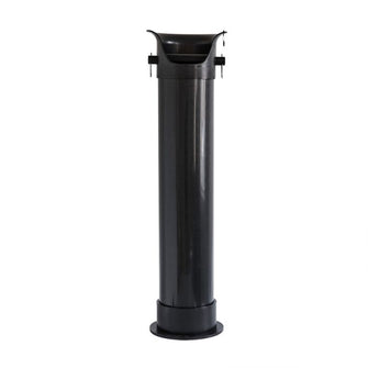 860mm Commercial Knock Bin Black