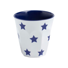 Espresso Cup Navy Stars on White 200ml