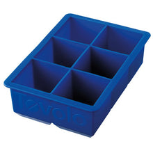 King Ice Cube Tray 2 Inch Cubes Blue