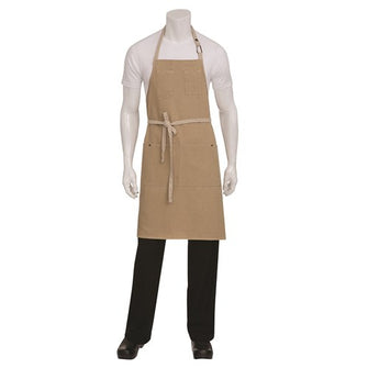 Austin Apron Bib Natural Denim