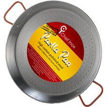 Paella Pan High Carbon Polished Steel 550mm