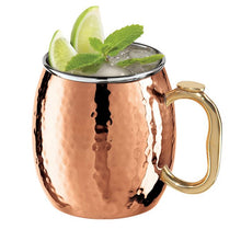 Moscow Mule Mug Hammered Copper Plated 530ml