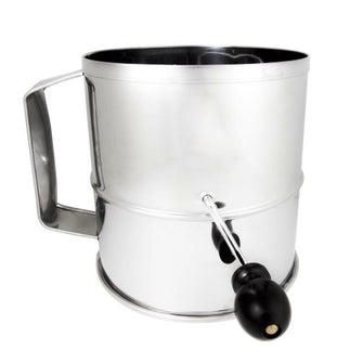 Flour Sifter 8 Cup Crank Handle