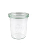 160ml Weck Tapered Glass Jar with Lid