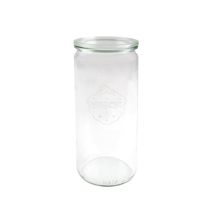 Weck Tulip glass - 6 x 1 liter - Including lid, sealing rings, 2 clamps per jar Weck Tulip glass - 6 x 1 liter - Including lid, sealing rings, 2 clamps per jar