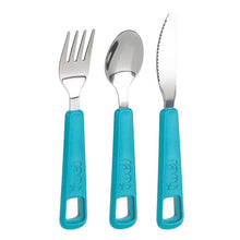 Fuel 3 Piece Tropical Blue Snap Cutlery Set