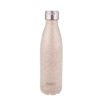 Oasis Insulated Drink Bottle 500mL Shimmer Champagne