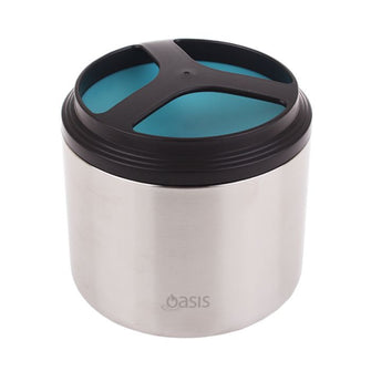 Oasis Stainless Steel Vacuum Insulated Food Container 1L - Turquoise