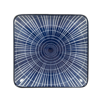 GUSTA Sun Square Plate 125x125mm - Blue