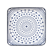 GUSTA Stars Square Plate 125x125mm - Blue