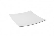 35 x 35 cm Curved White Square Platter