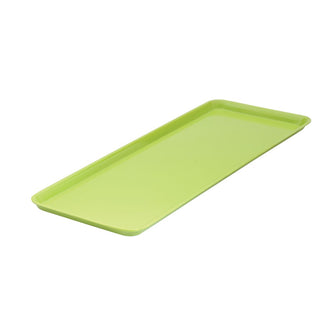 39 x 15 cm Lime Rectangular Sandwich Cake Platter Small