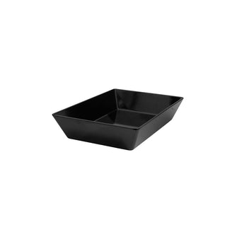 35 x 25 x 7 cm Black Rectangular Deep Dish