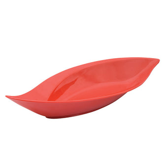 50 x 24 x 6 cm Red Leaf Bowl
